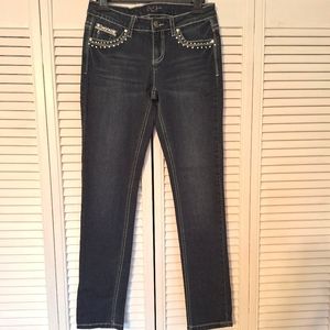 Earl sequin skinny jeans sz 5 *D